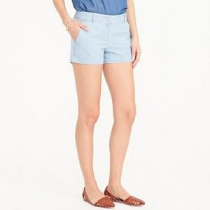 J. Crew Factory 3" Chambray Shorts NWOT!!
